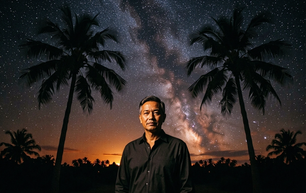 Indonesian night sky
